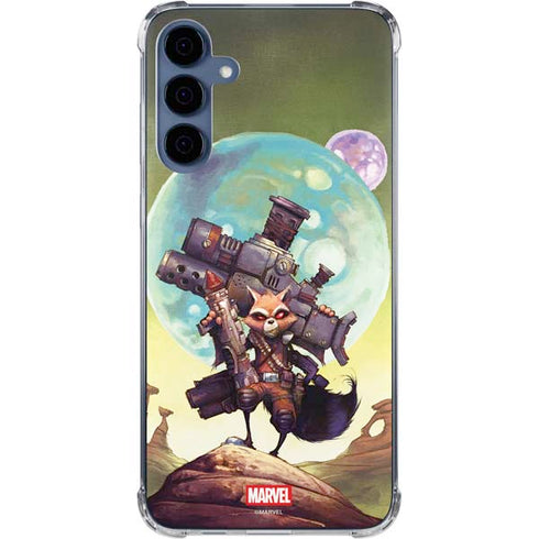 Marvel Rocket Raccoon Armored Arsenal Galaxy S24 Clear Case